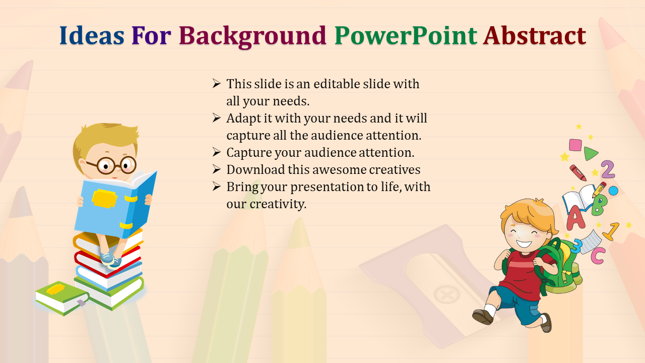 Incredible Background PowerPoint Abstract Slide Template